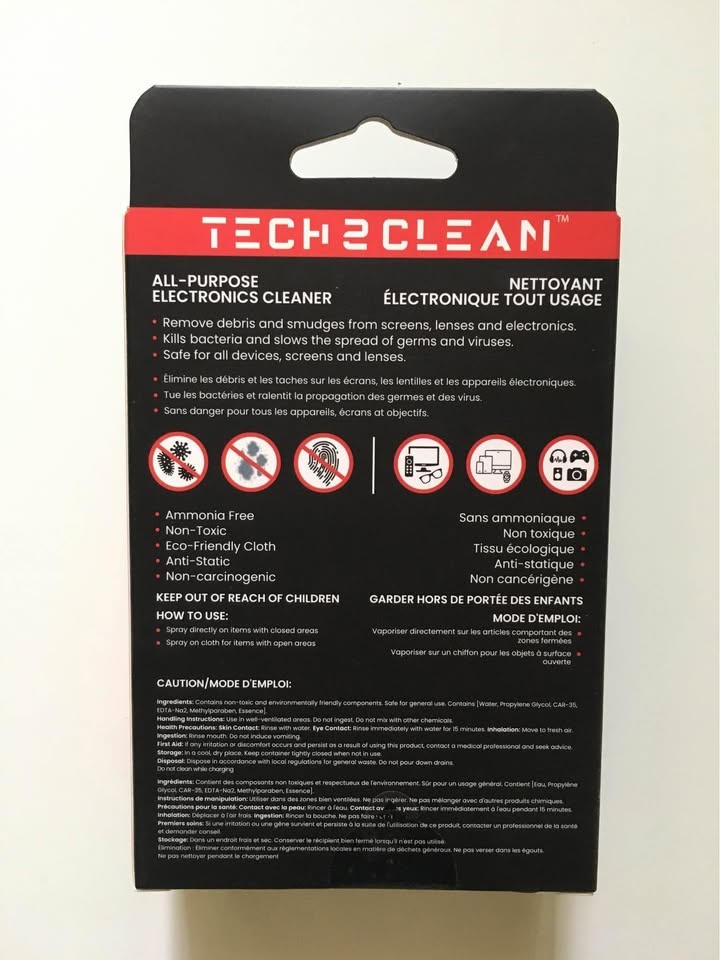 Tech 2 Clean Electronics Cleaner & Cloth Markham - photo 2