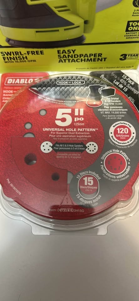 Ryobi 18v Orbit Sander - photo 2