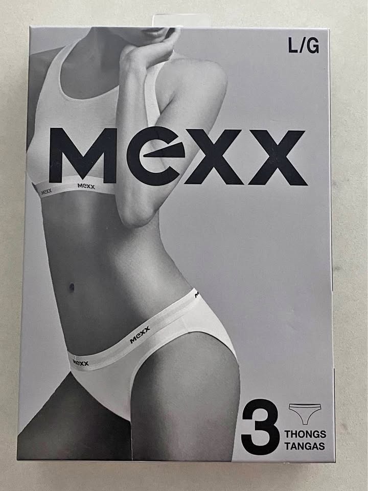MEXX Thong & Bikini 3 pk - Size Large