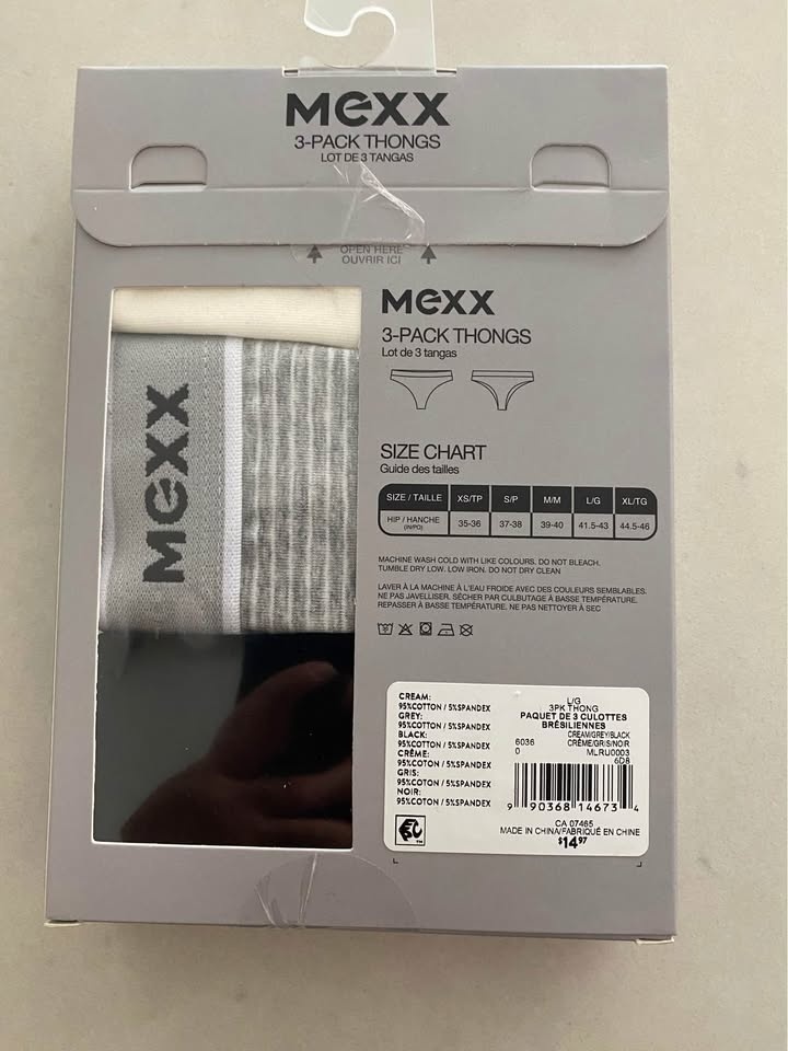 MEXX Thong & Bikini 3 pk - Size Large - photo 2