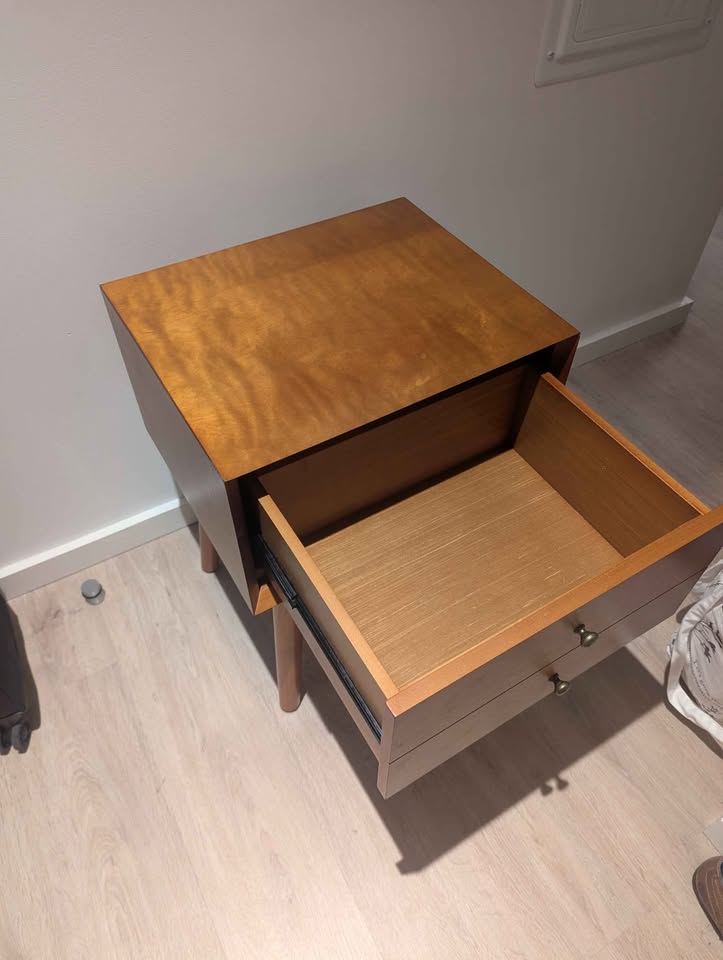 MCM wood night stand / side table - photo 3