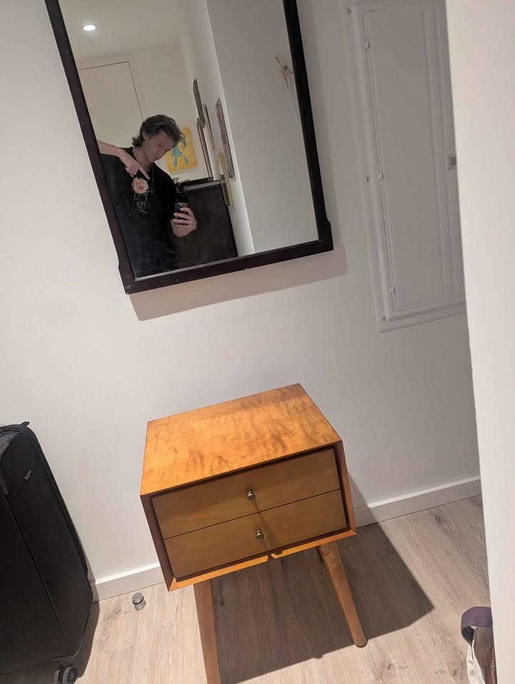 MCM wood night stand / side table - photo 4