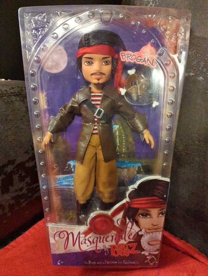 Extremely Rare Bratz Boyz Masquerade Brogan Doll New