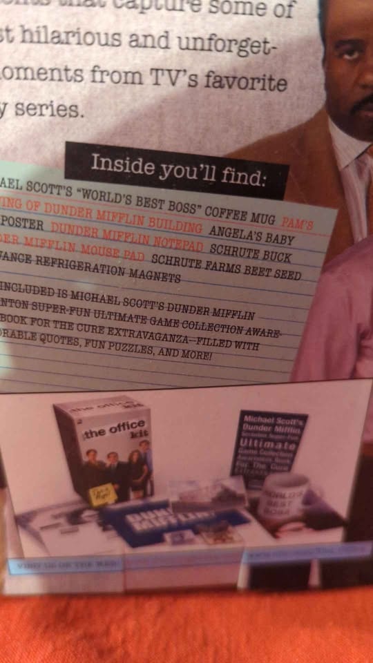 The Office NBC This Is Huge Kit mixed rare collectibles - photo 2
