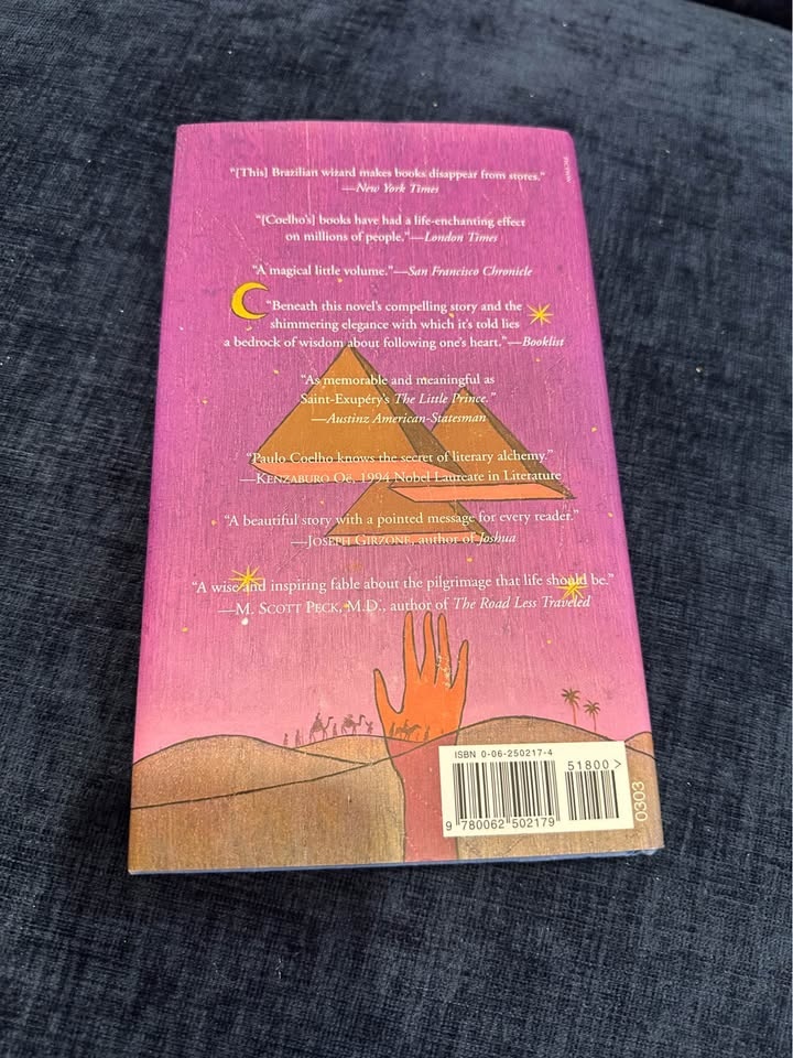 The Alchemist by Paulo Coelho (Hardcover) - photo 2