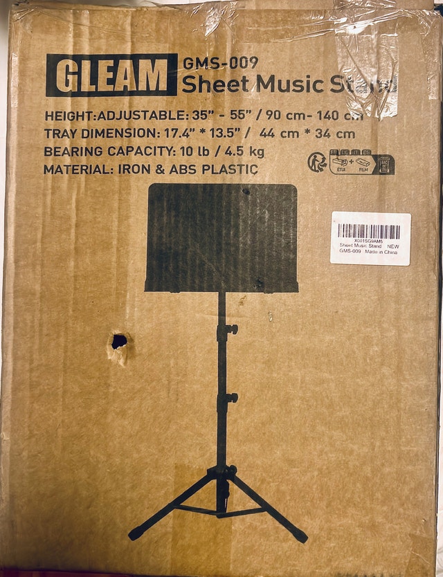 Brand New Sheet Music Stand in Box!! - photo 2