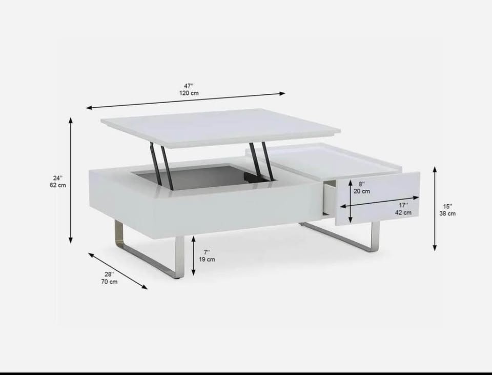 Lift-top coffee table from Structube - Evo Model - photo 5