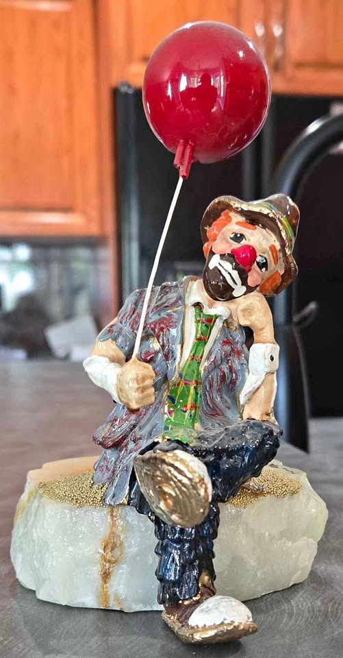 Ron Lee Emmett Kelly Clown Sculpture 1986