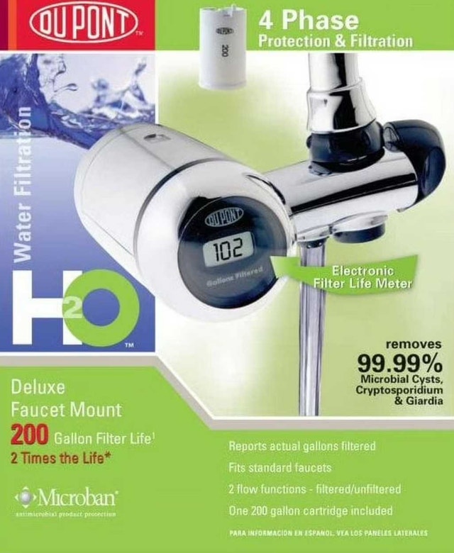 DuPont Deluxe Faucet Mount Drinking Water Filter