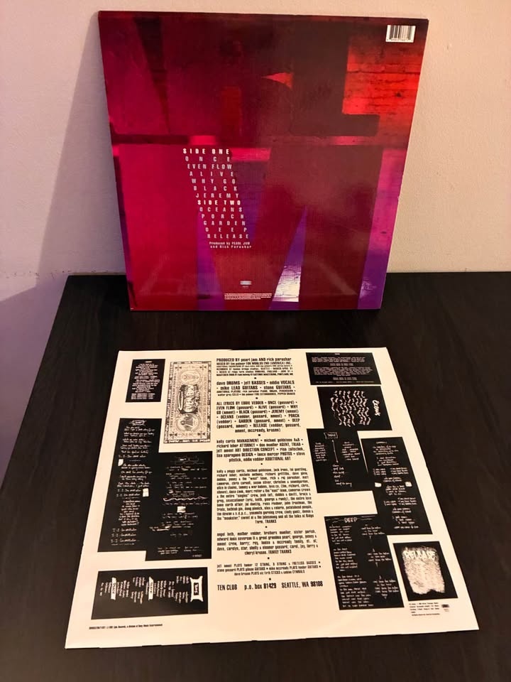Pearl Jam Ten Vinyl - photo 3