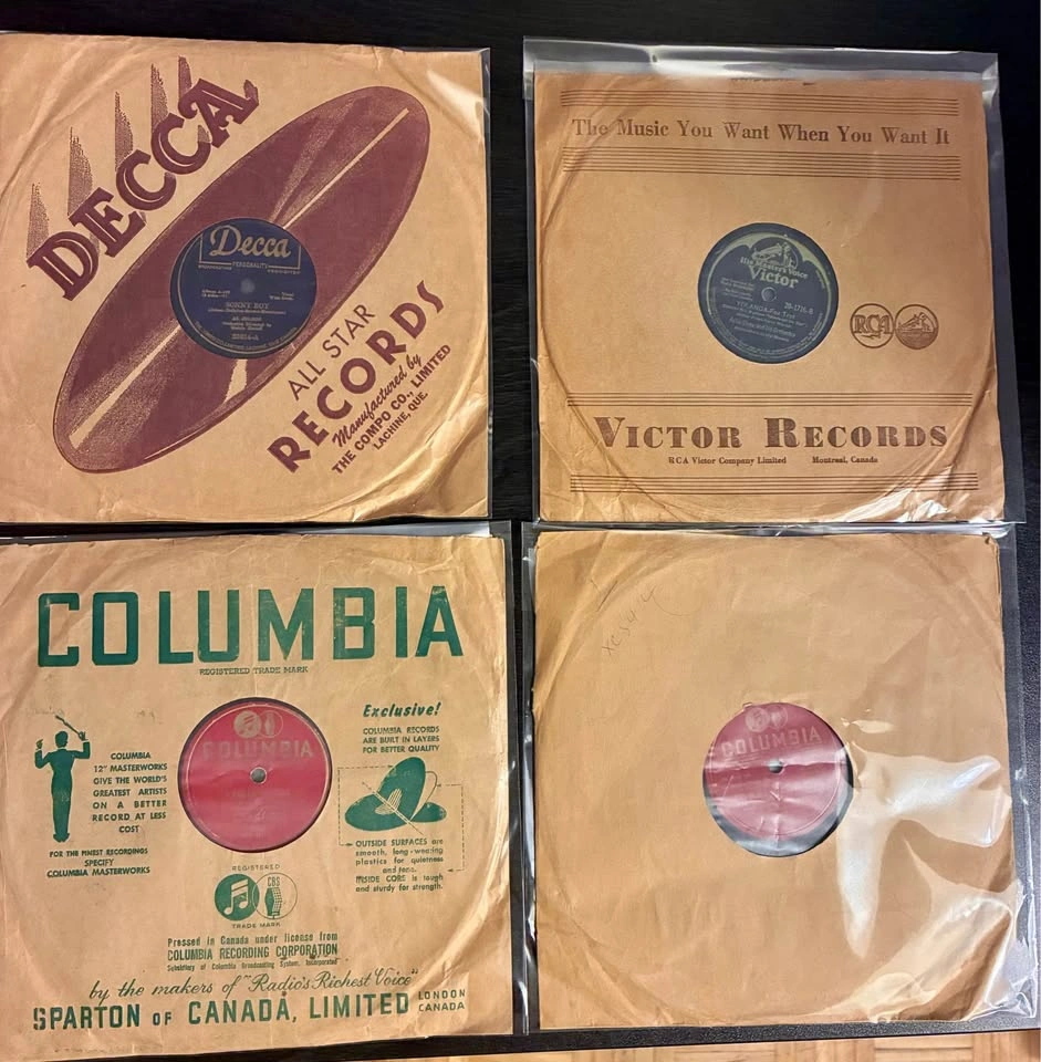 Lot of 9- vintage 78 rpm records - photo 3