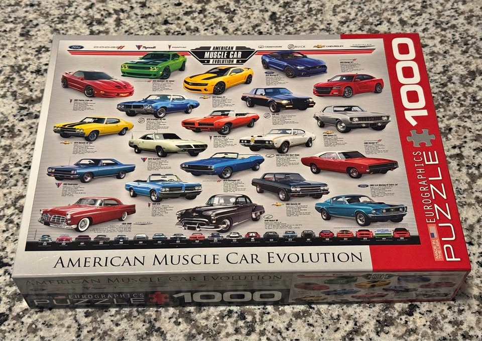 Eurographics Puzzle - American Muscle Car Evolution