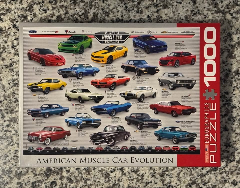 Eurographics Puzzle - American Muscle Car Evolution - photo 3