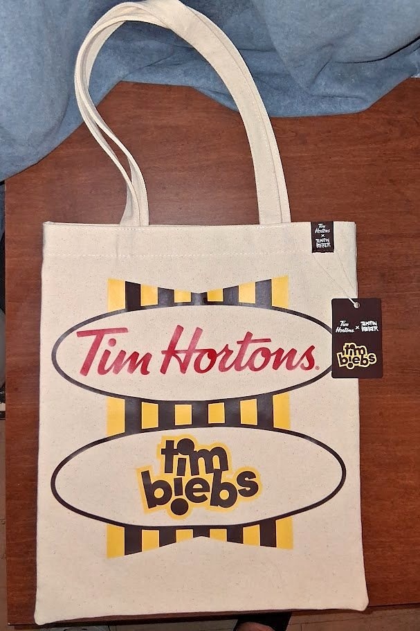 Tim Biebs Tote Bag with Tag