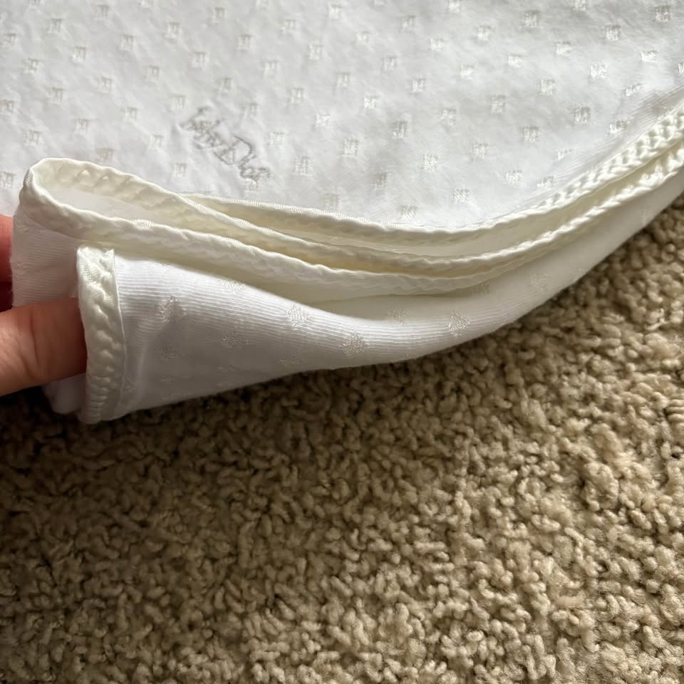 Vintage Baby Dior Receiving Blanket - photo 3