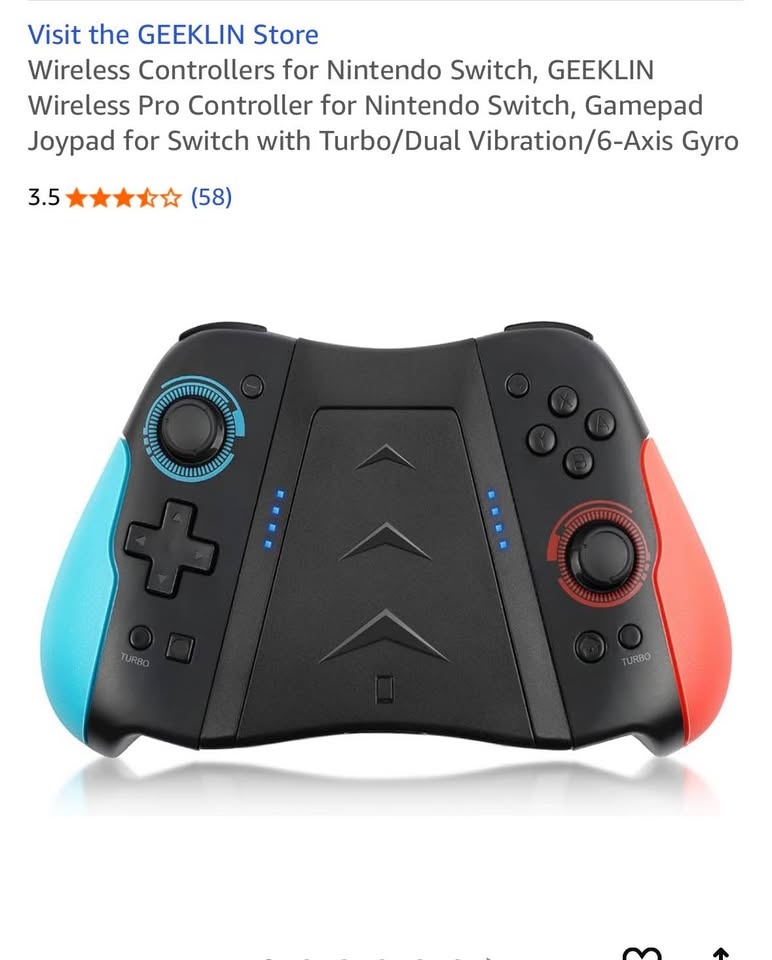 New GEEKLIN joypad controller for N.S - photo 2