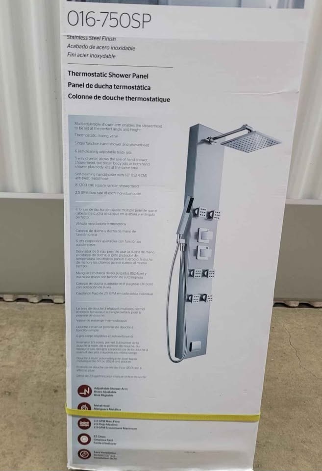 PFISTER Polished Chrome Shower Panel #45250 - photo 3