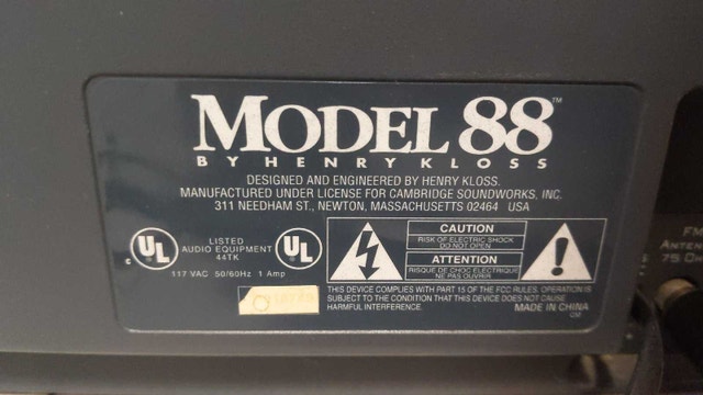 KLH Model 88 - photo 4