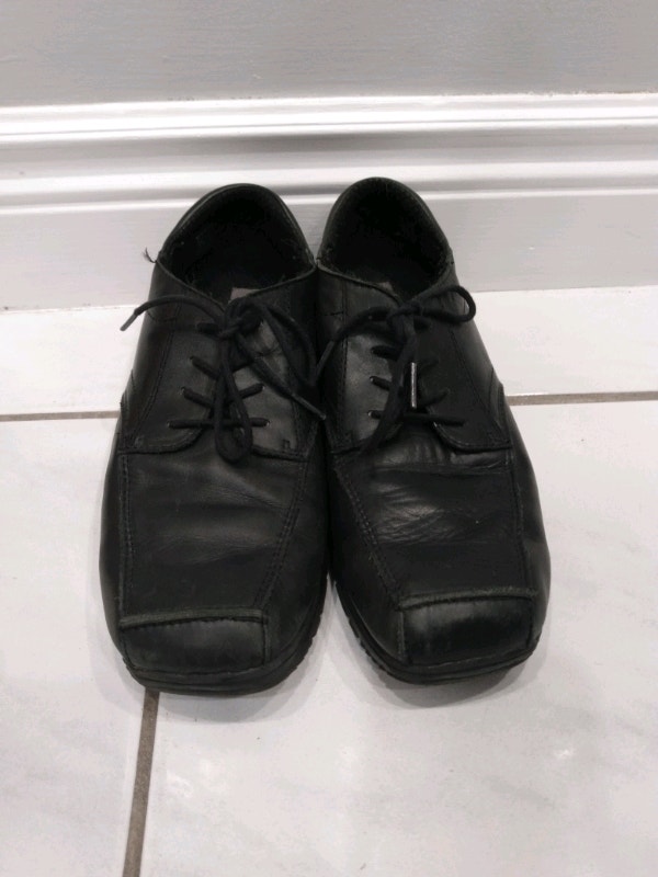 Black kids dress shoes