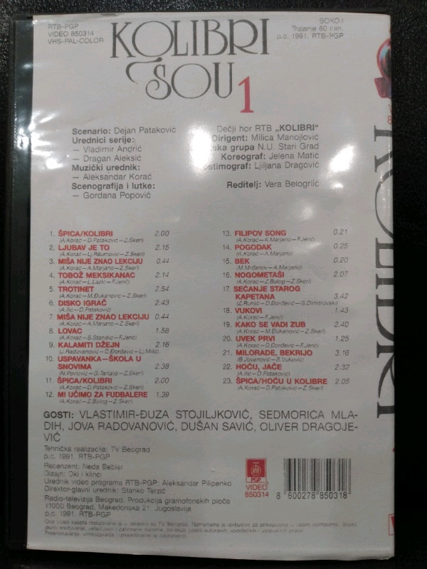 Kolibri Sou 1 dvd - photo 2