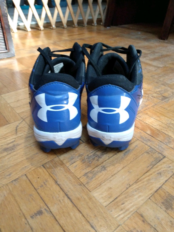 Blue UnderArmour Baseball cleats