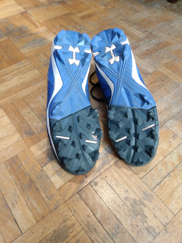 Blue UnderArmour Baseball cleats - photo 5