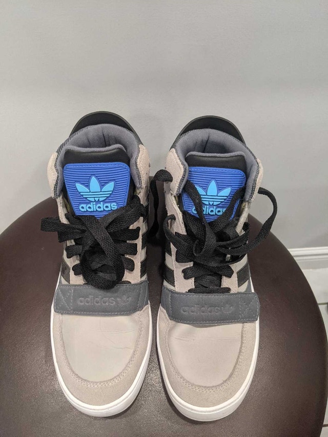 Adidas Hardcourt Defender Grey Black Blue Trainers - photo 2