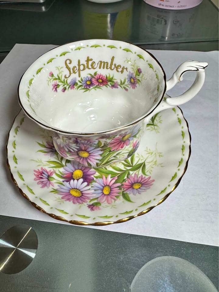 Royal Albert Teacup & Saucer – September