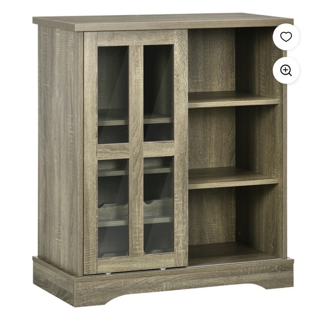 Buffet cabinet with glass sliding door - photo 4