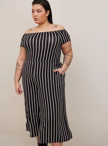 New w tags Torrid Super Soft Culotte Jumpsuit