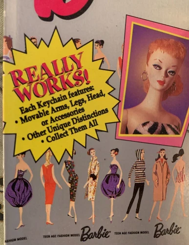 New in box 1995 Vintage Barbie Keychain - photo 3