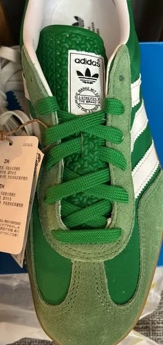 New Adidas Gazelle Emerald Green Sneakers Runners Size 8 - photo 4
