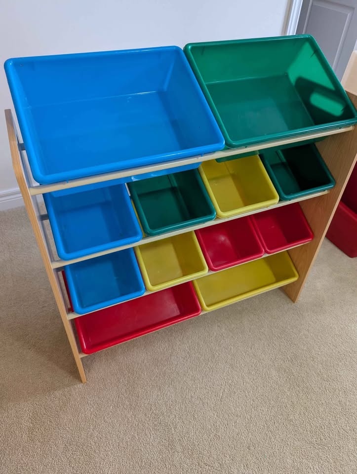 Kids 12-Bin Bedroom/Playroom Toy Storage Organize - photo 2