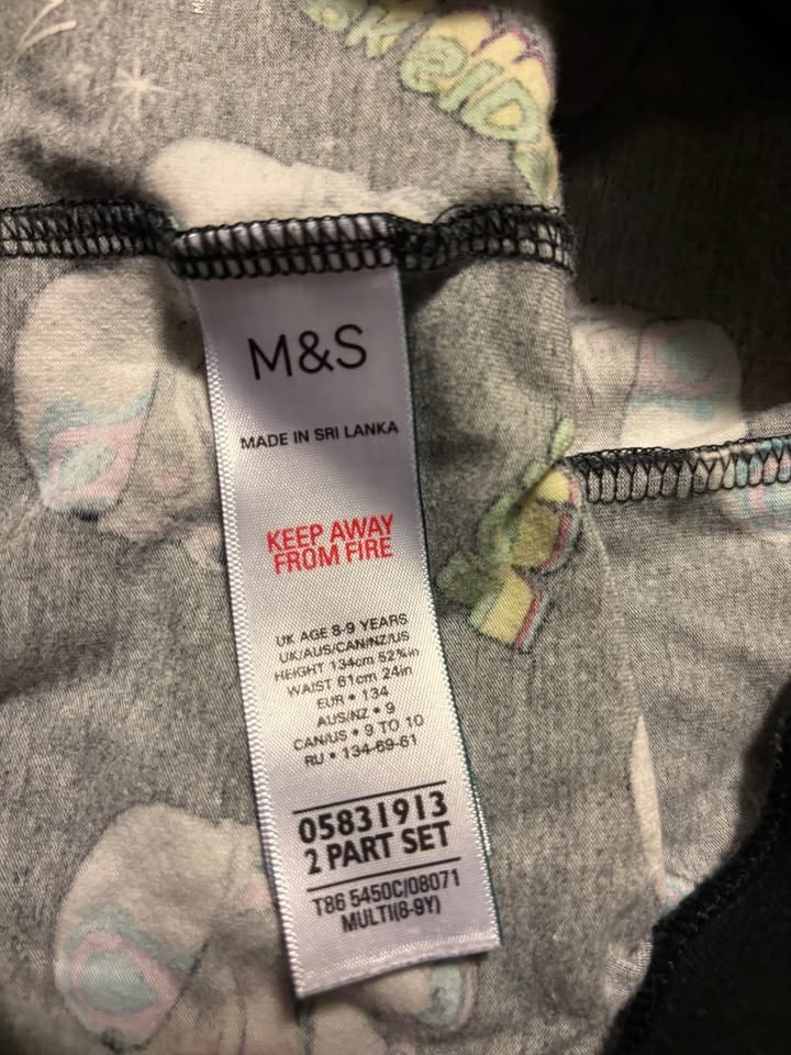 Marks & Spencer Star Wars Pyjama Set - Size 9/10 - photo 5