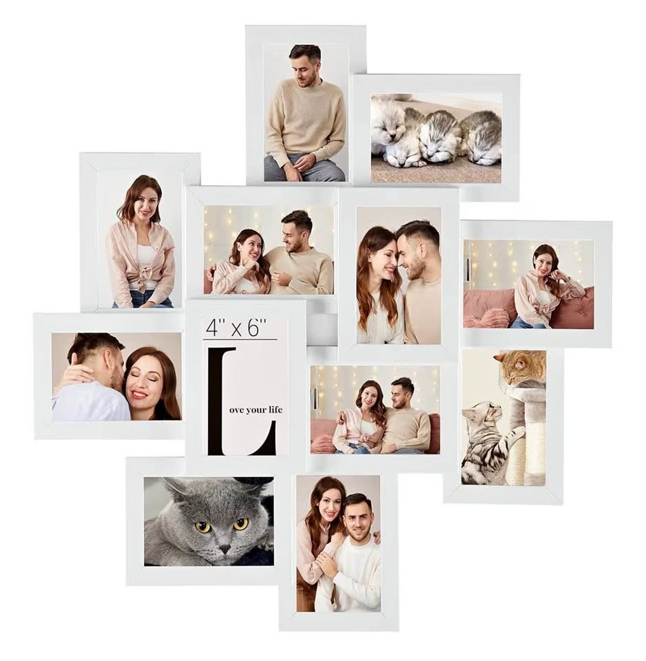 SONGMICS 4x6 Collage Picture Frames – 12-Pack