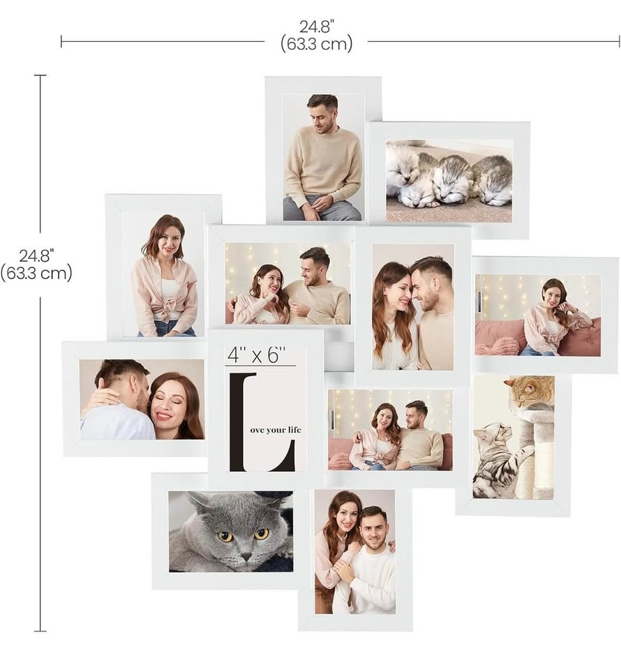 SONGMICS 4x6 Collage Picture Frames – 12-Pack - photo 3