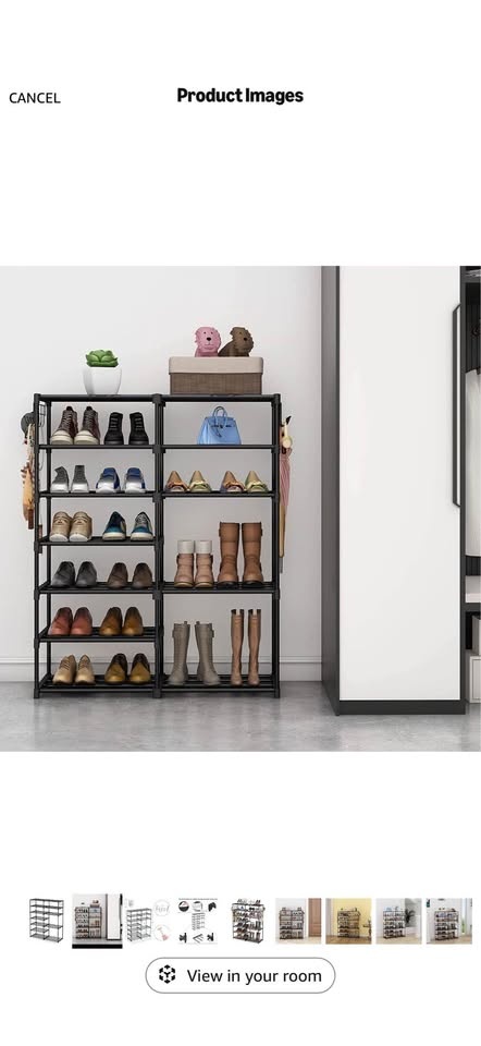 7 Tiers Shoe Rack Shoe Tower - photo 3