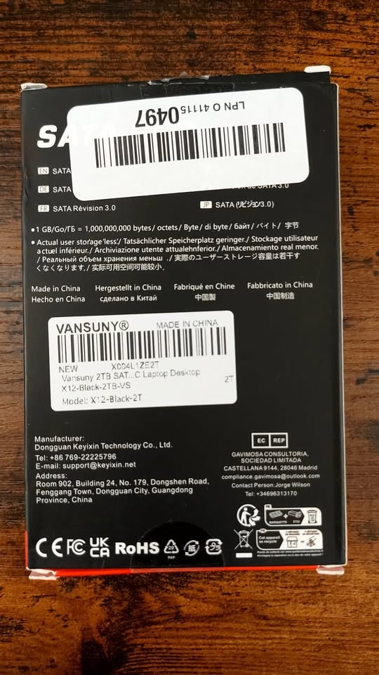 Vansuny 2TB SATA III SSD Internal Solid State Hard Drive 2.5 - photo 3