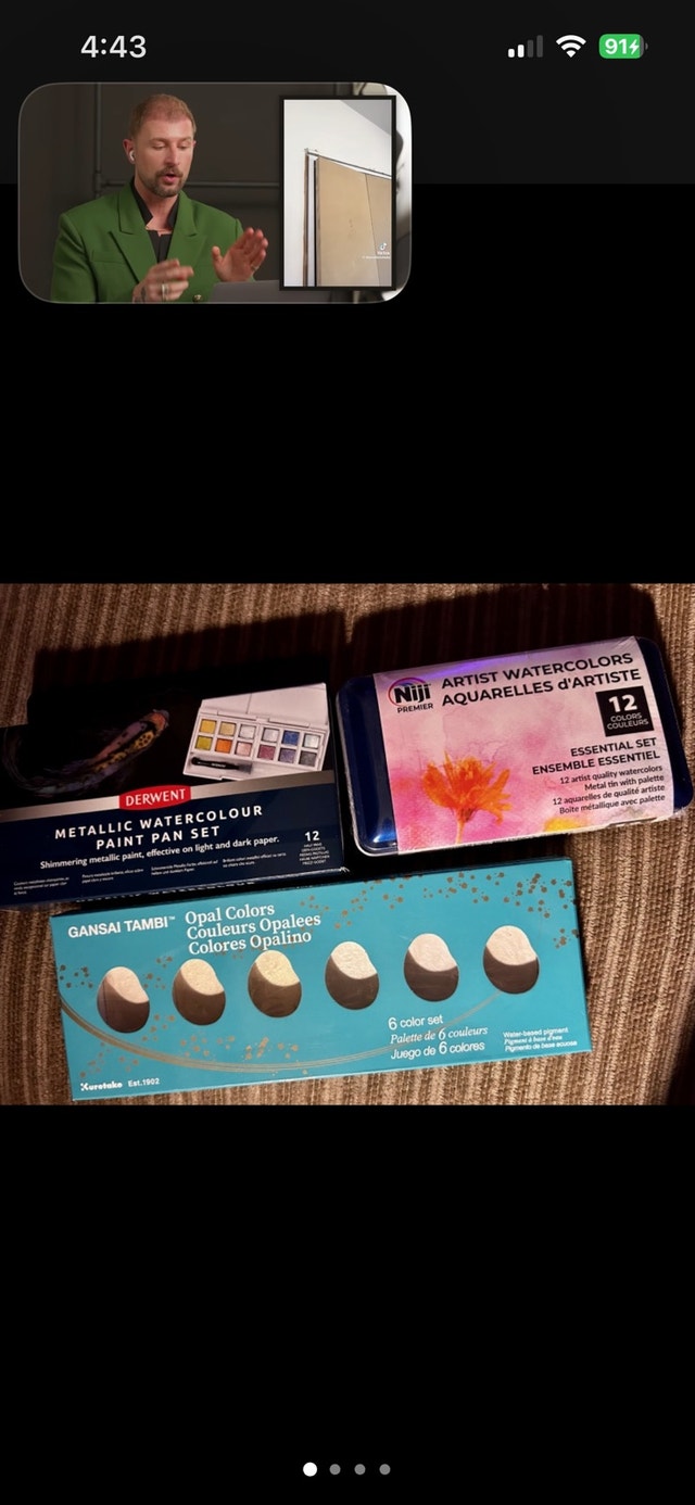 Artist Watercolors Sets - Niji Premier & More!