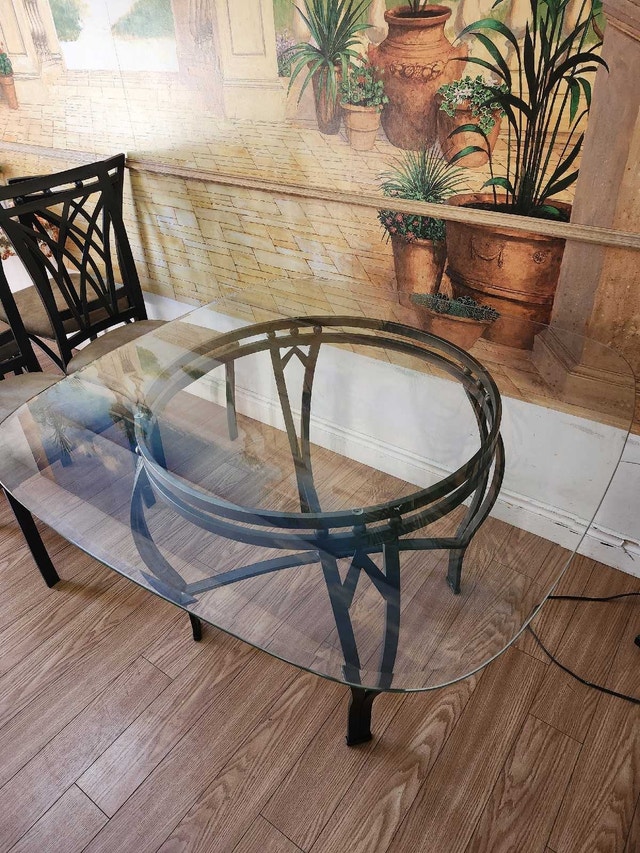 Glass and metal tables - photo 2