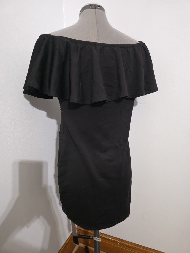 Embroidered Off the Shoulder Bodycon Dress - photo 4