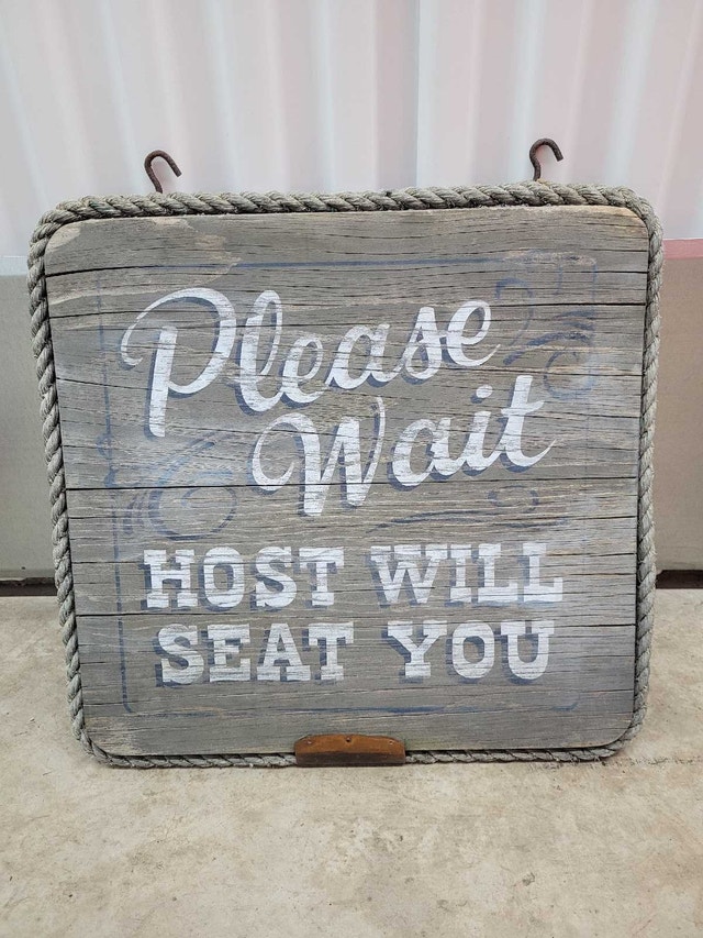 Double-sided Custom Welcome and Thank you Sign