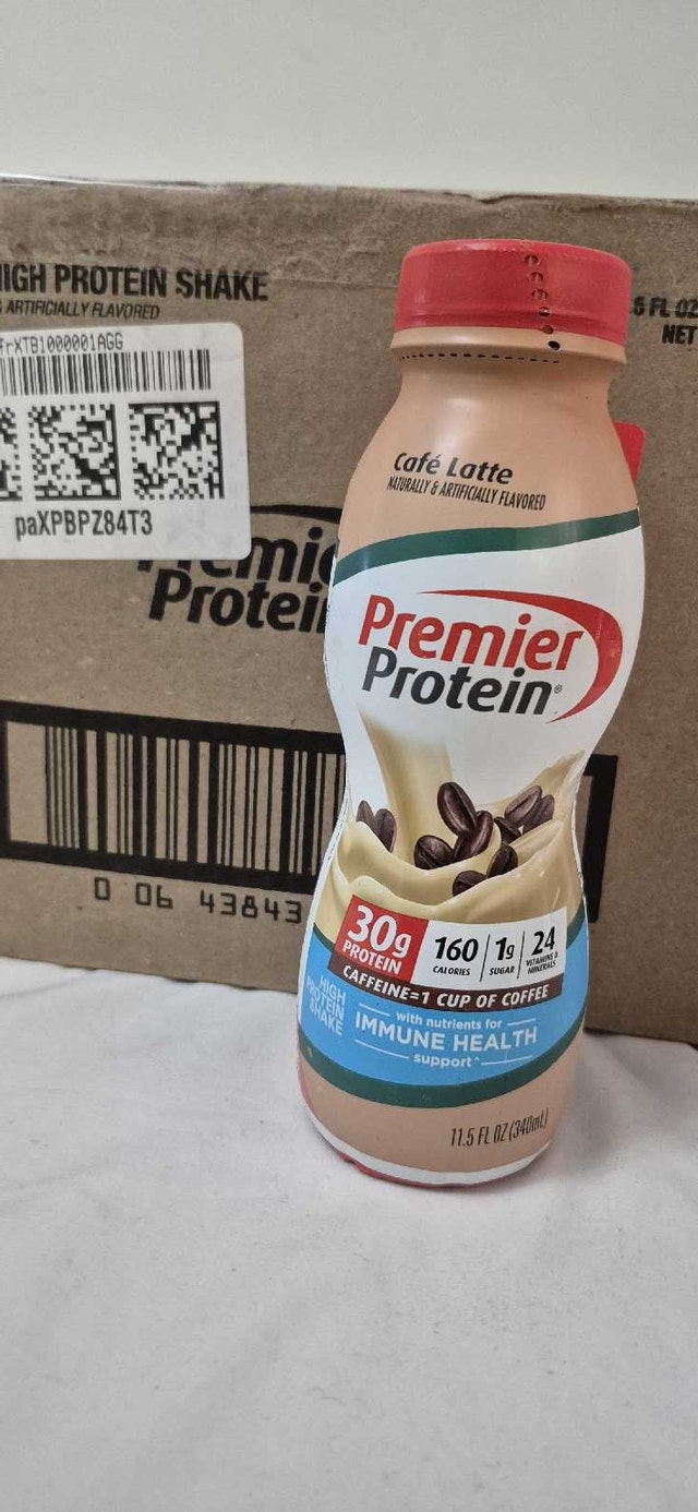 Premier Protein Shake box of 12, Café Latte
