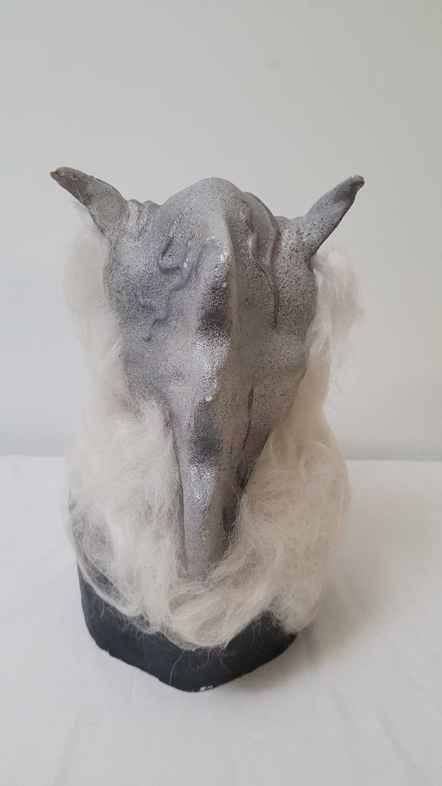 Grey Werewolf Bust - photo 4