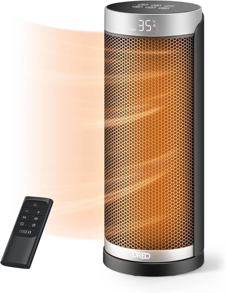 DREO 16" Portable Space Heater 1500W with Remote - photo 2
