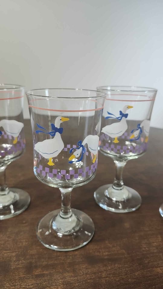 LIBBEY Farm Country Geese Glassware - Set of 6 - photo 4