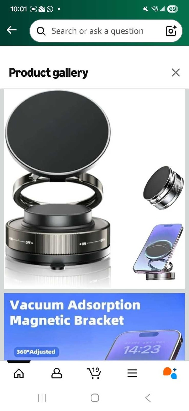 360° Foldable Magnetic Phone Mount