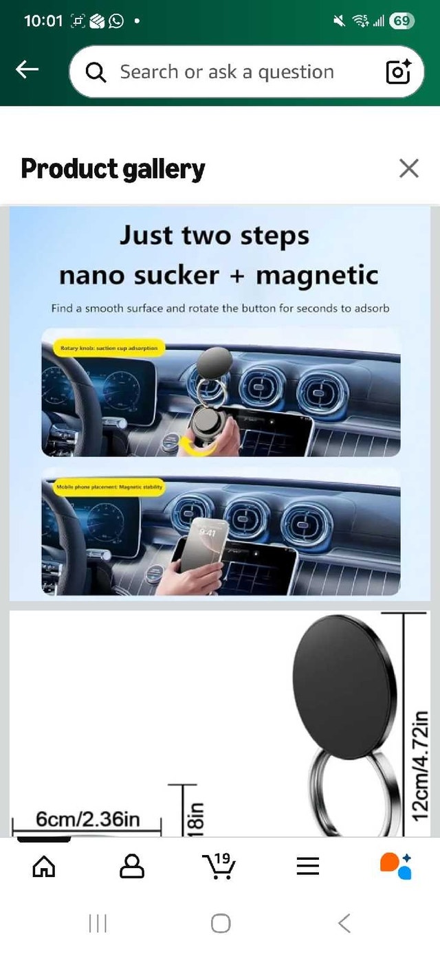 360° Foldable Magnetic Phone Mount - photo 3