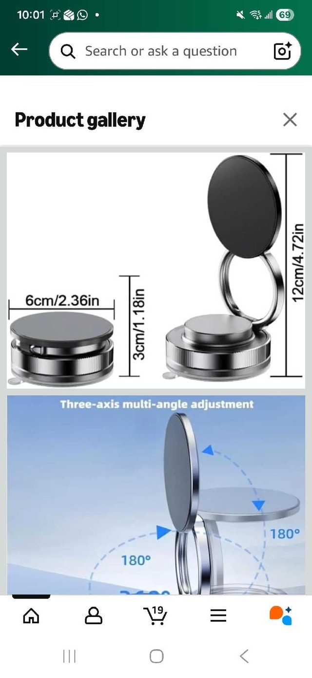 360° Foldable Magnetic Phone Mount - photo 4