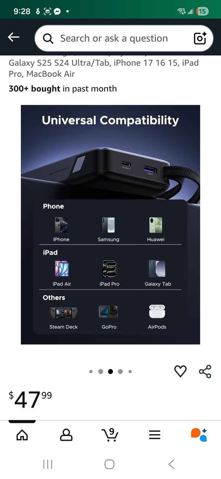 UGREEN 20000mAh 45W USB-C Power Bank - photo 2